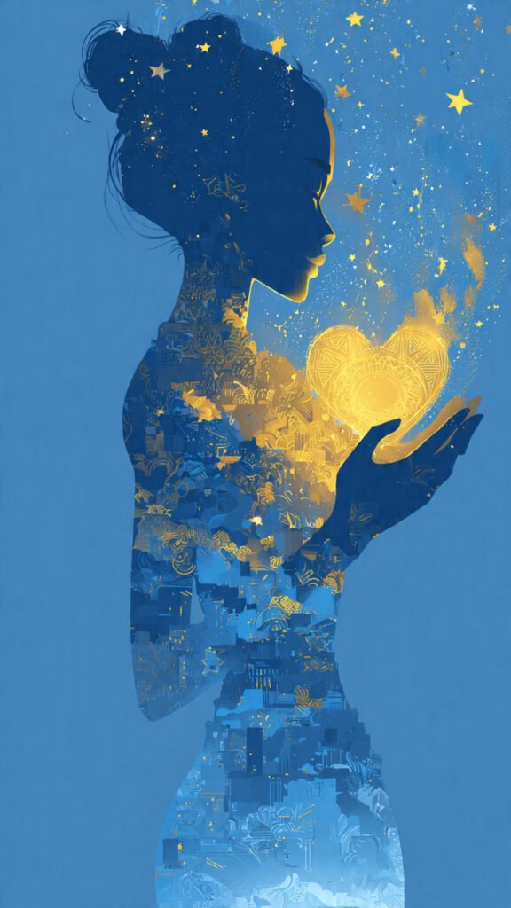 Illustration du coeur en tant que souverainete interieure